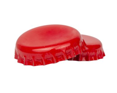 buruşuk metal bira kap beyaz arka plan üzerinde kullanılan