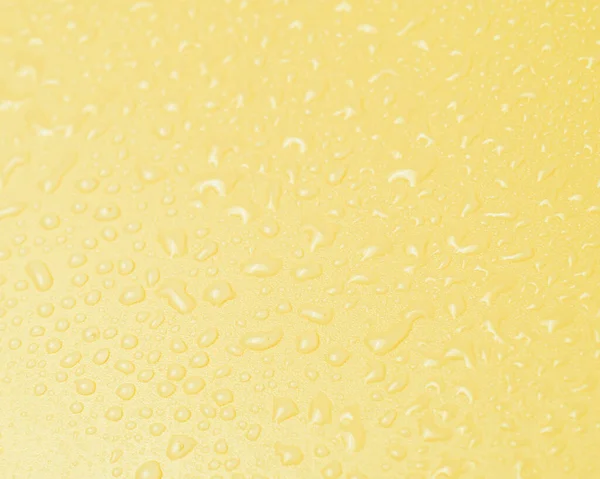 Жовта Вода Падає Фонова Текстура Макро Фотографії — стокове фото