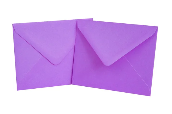 Craft Envelope Isolated White Background — Stock Photo, Image