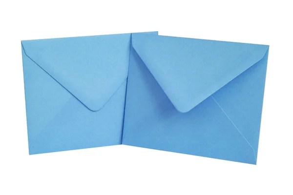 Craft Envelope Isolated White Background — Stock Photo, Image