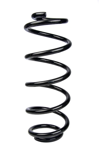 Black Coil Spring Isolated White Background — Stock Photo, Image