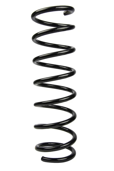 Black Coil Spring Isolated White Background — Stock Photo, Image