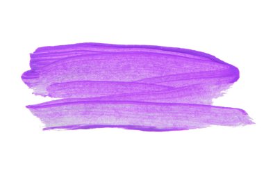 Suluboya fırça darbesi soyut bir tasarım unsuru olarak beyaz arkaplan üzerinde izole