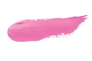 Beyaz arkaplanda izole edilmiş boya fırçası dokusu suluboya