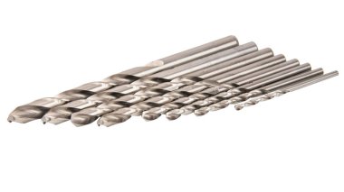 Metal işleri/ahşap için kullanılan profesyonel kesme araçları. Beyaz arka plan üzerinde izole