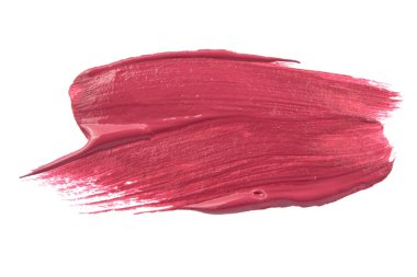 renkli fırça darbesi izole arkaplan üzerine yapıştırma, tuval suluboya desen, pembe ruj lekesi