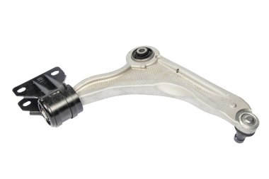 Askıya alma kolu beyaz arkaplanda izole edildi