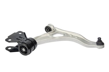 Askıya alma kolu beyaz arkaplanda izole edildi