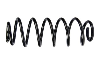 Siyah Bobin Yayı Beyaz Arkaplanda İzole Edildi