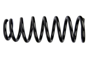 Siyah Bobin Yayı Beyaz Arkaplanda İzole Edildi