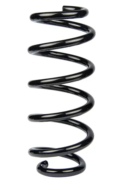 stock image Black Coil Spring Isolated On White Background