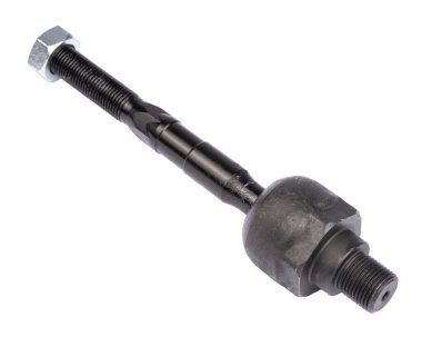 Yeni otomobil parçaları, beyaz arka planda bağlantı çubuğu. Araba Askısı Repai