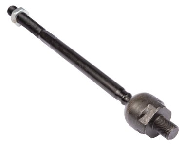 Yeni otomobil parçaları, beyaz arka planda bağlantı çubuğu. Araba Askısı Repai