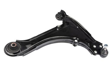 siyah metal araba yedek üzerine beyaz izole