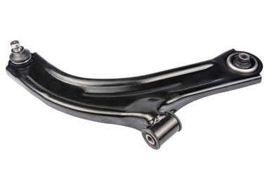 siyah metal araba yedek üzerine beyaz izole