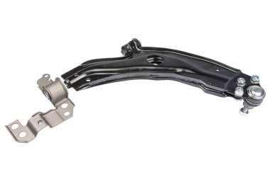 siyah metal araba yedek üzerine beyaz izole