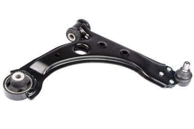 siyah metal araba yedek üzerine beyaz izole