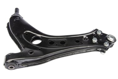 siyah metal araba yedek üzerine beyaz izole