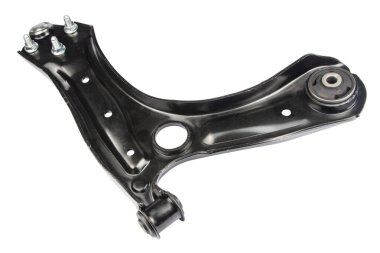 siyah metal araba yedek üzerine beyaz izole