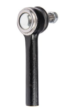 Beyaz arkaplanda otomatik süspansiyon parçaları, dengeleyici çubuğu