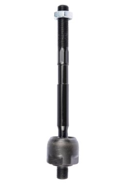 Beyaz arkaplanda otomatik süspansiyon parçaları, dengeleyici çubuğu