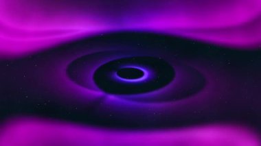 Gece yıldızlı koyu mavi vektör deseni. Parlak kozmik arka planı olan parlak renkli yıldızlar. Kozmik arkaplanlar için desen.