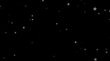 siyah arka plan üzerinde sabit yıldız