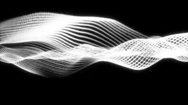 Soyut dalga arkaplanı. 3d oluşturma