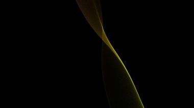 Siyah Renk Üzerine Bir Dijital Fraktal Resmi