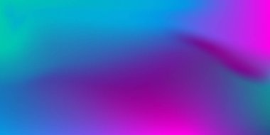 Soyut Bulanık Gradyan Arka Plan. Parlak web sitesi afiş, davet kartı, ekran duvar kağıdı için. Vektör İllüstrasyonu