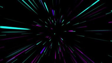 soyut renkli arkaplan, hareket konsepti, pembe turkuaz renkli neon döngü