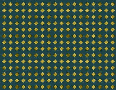 Mini çiçek duvar kağıdı geometrik dikişsiz desen, klasik arka plan soyut dokusu ile