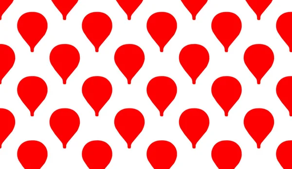 Redcolored bright balloons, Seamless pattern with balloons for flight repeating continuous patterns.