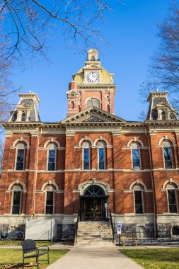 LaGrange, Indiana 'nın 1879 tarihli adliyesi..