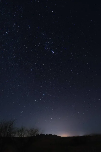 Туманность Орион Звездном Поле Ночном Небе — стоковое фото