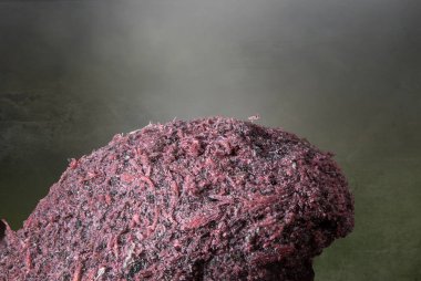 aromtatic fragrance incense candle top macro capture, ratio 5 to 1, used typical of christmas in Germany