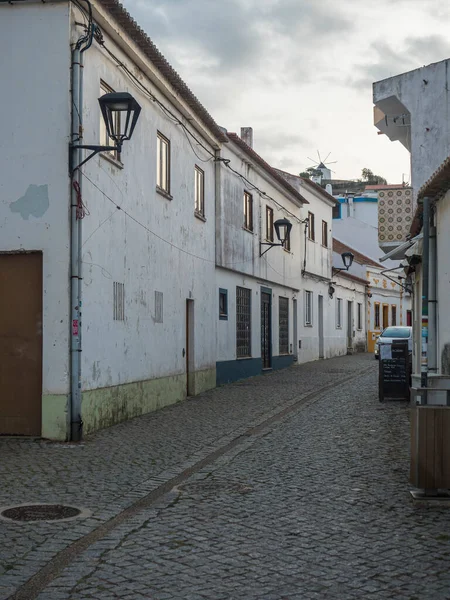 Odeceixe Odemira Portugal Жовтня 2021 Paved Street Village Odeceixe Old — стокове фото