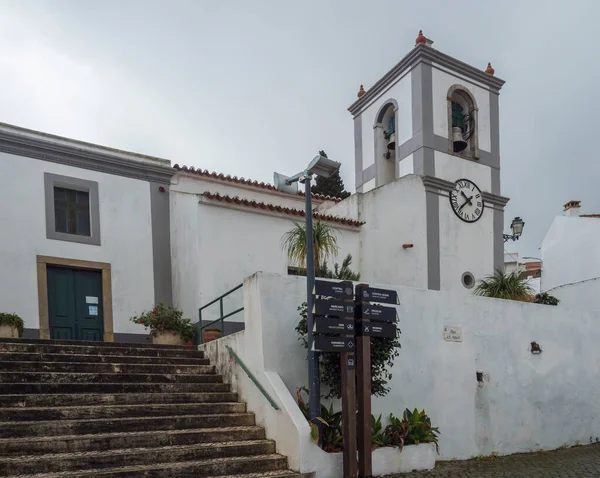 Odeceixe Odemira Portugal October 2021 Traditional White Church Odeceixe Igreja — 스톡 사진