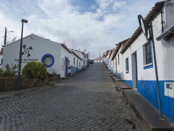 Aldatmaca Odemira Portekiz Ekim 2021 Ohexe Köyünde Eski Beyaz Evleri — Stok fotoğraf