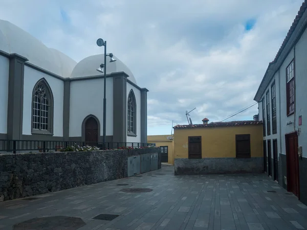 Place Avec Mairie Église Iglesia San Marcos Evangelista Dans Style — Photo