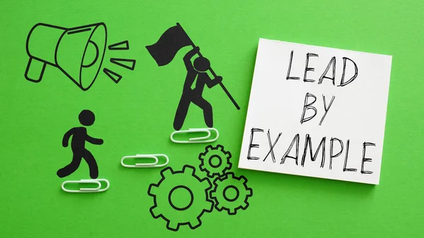 Lead Example Shown Using Text — Stock Photo, Image