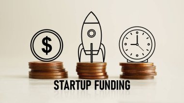 Başlangıç finansmanı bir metin kullanılarak gösterilir