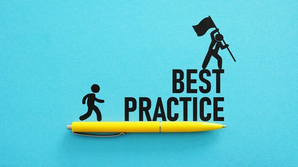 Best Practice Shown Using Text Ideads Success Achieving Your Goals — Stock Photo, Image