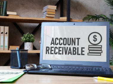 Account Receivable is shown using a text clipart