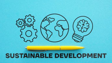 Sustainable Development Goals SDG is shown using a text clipart