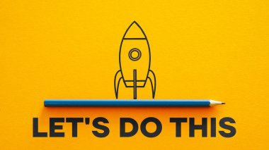 Let's do this is shown using a text