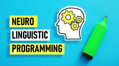 Neuro Linguistic Programming NLP is shown using a text