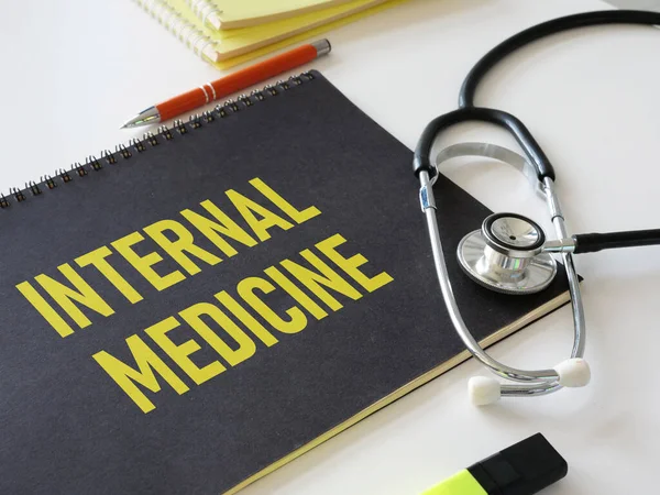 Internal medicine is shown using a text