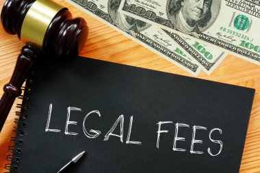Hukuki ücretler doların resmi ve metni kullanılarak gösterilir