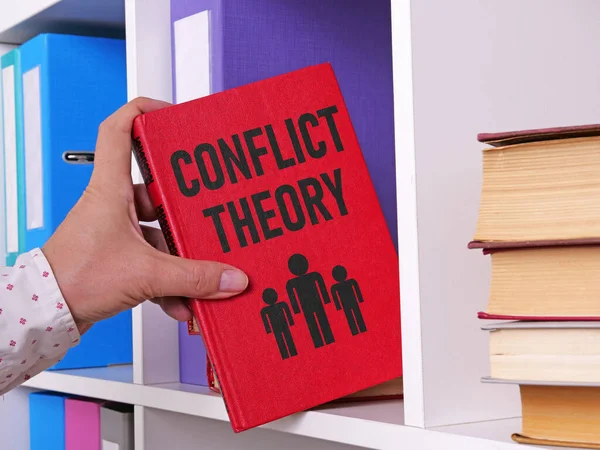 Conflict Theory Shown Using Text — Stock Photo, Image